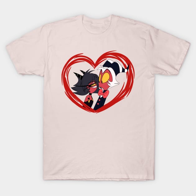 Moxxie & Millie - Helluva Boss T-Shirt by Kaylie Powlowski